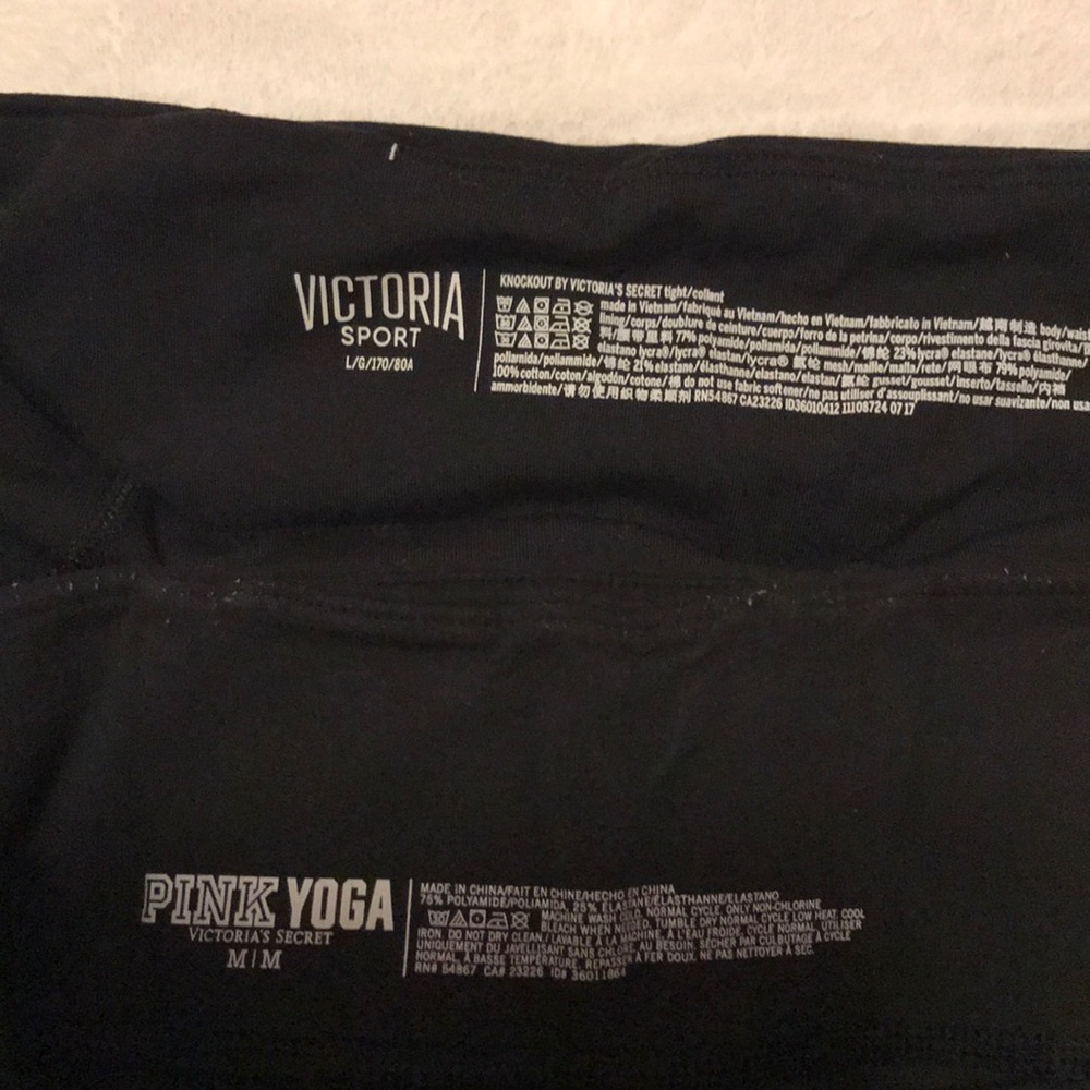 Women yoga -M and sport -L leggings bundle